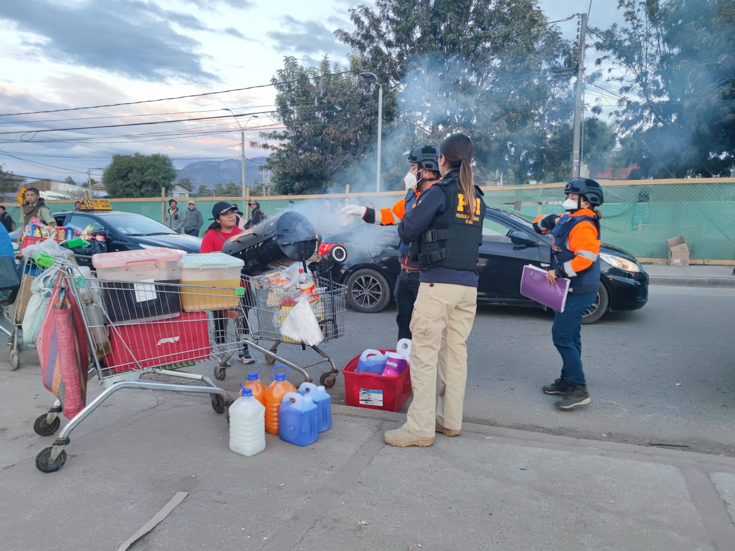 Nuevo operativo de desalojo de cocinerías ilegales en Melipilla