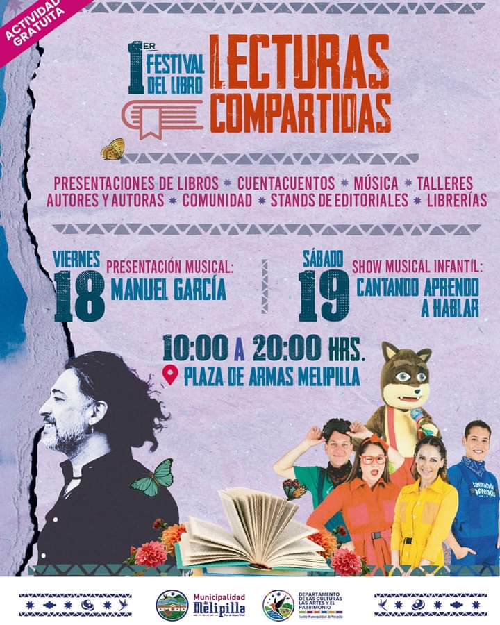 Nutrida cartelera cultural para esta semana en Melipilla