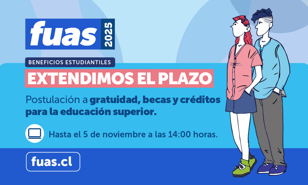 FUAS 2025: Mineduc extiende plazo para postular a la gratuidad y beneficios estudiantiles para la educación superior
