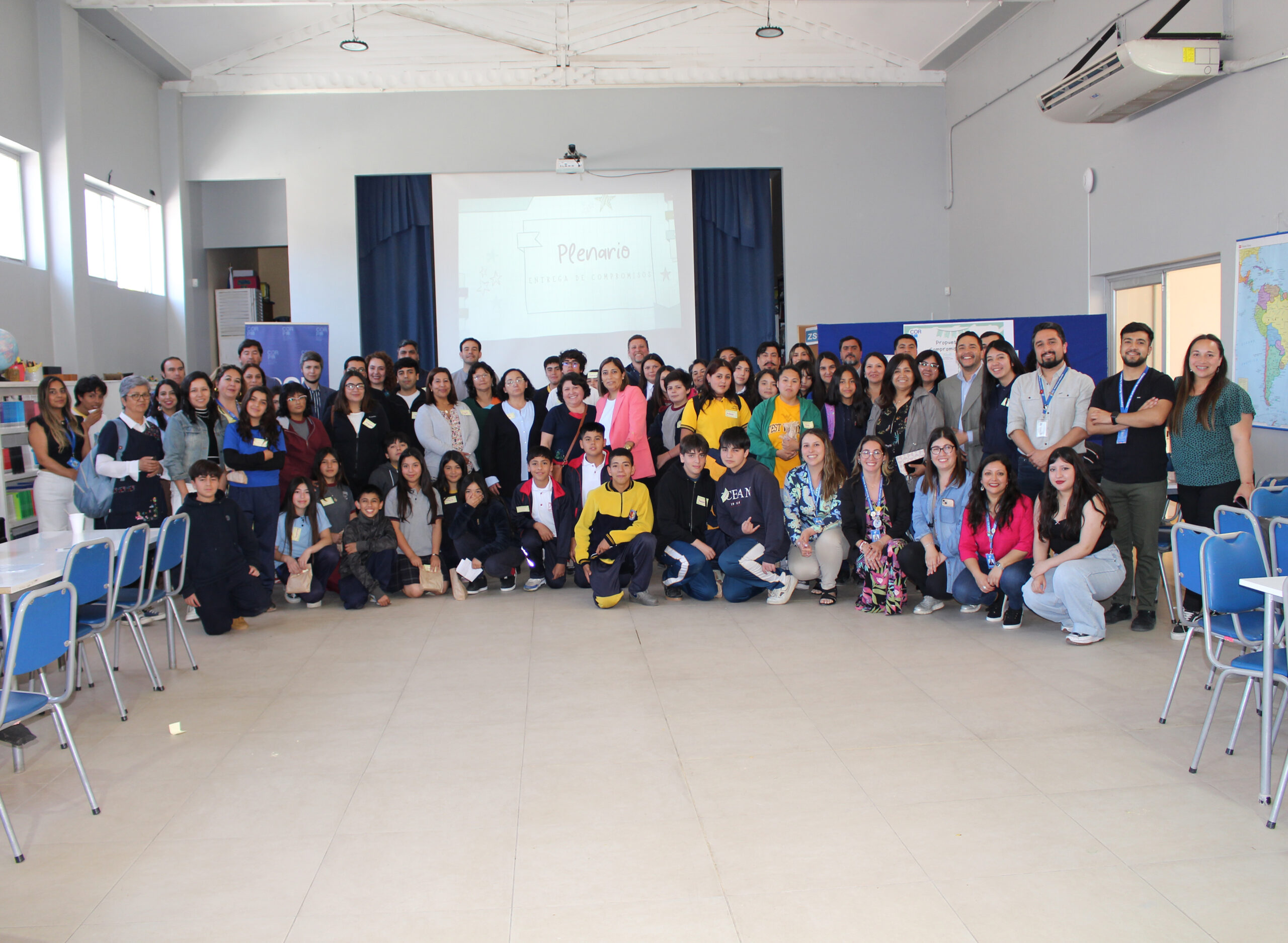 En Liceo Gabriela Mistral realizan I Encuentro de Centros de Estudiantes de Enseñanza Básica de establecimientos públicos con directores