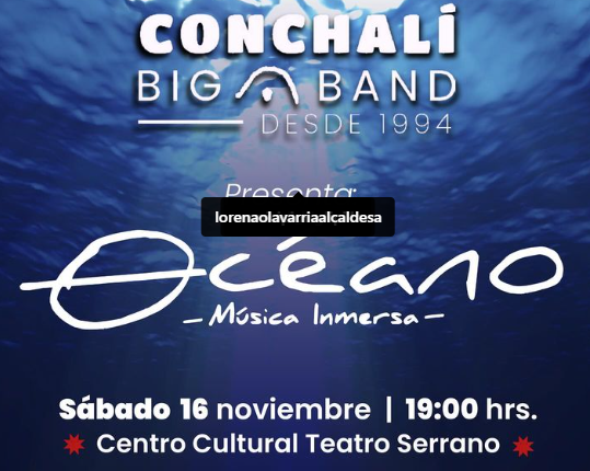 Conchalí Big Band ofrece concierto gratuito en el Teatro Serrano de Melipilla