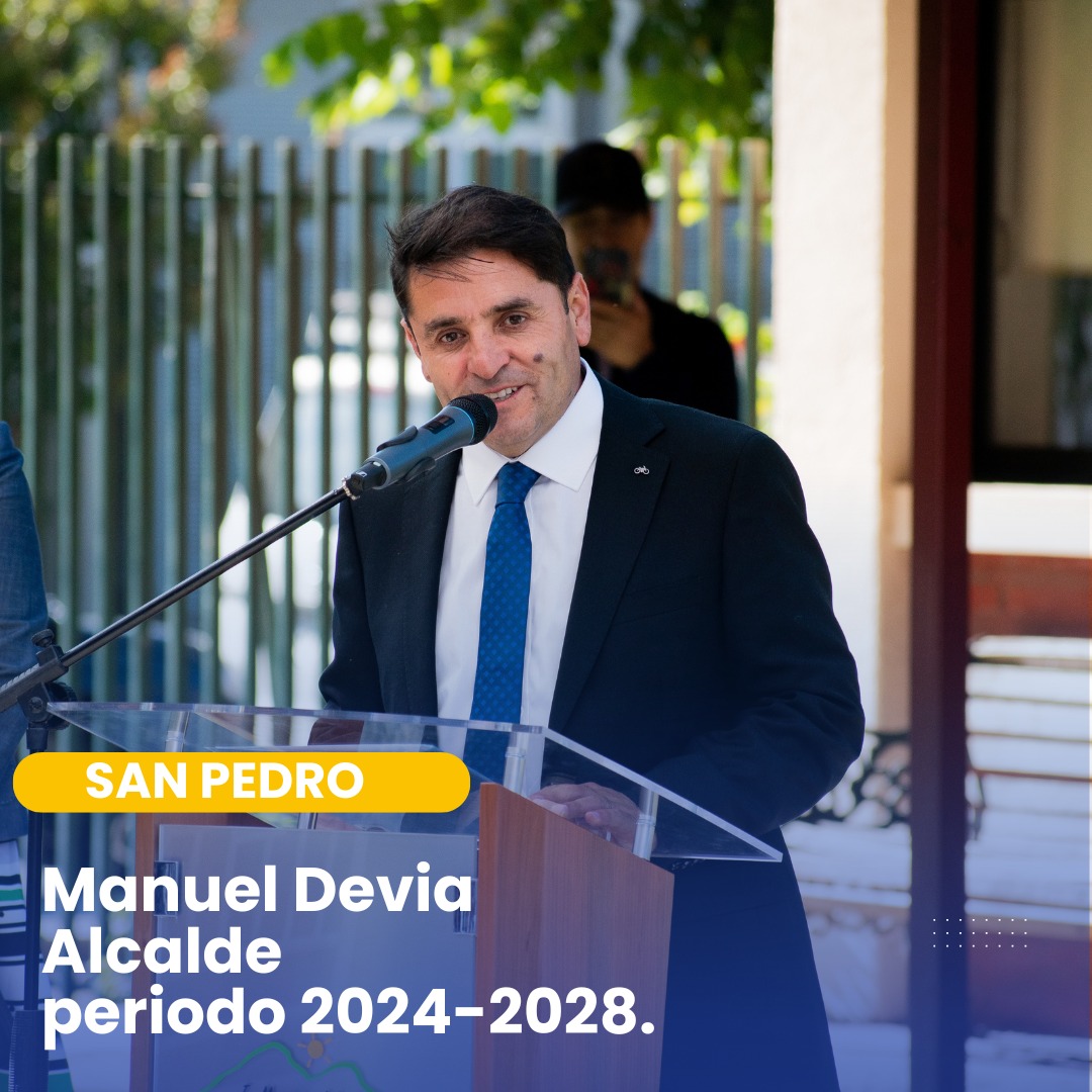 Seguimos nuestra ronda de conversación con los alcaldes de la provincia: hoy hablamos con el edil de San Pedro, Manuel Devia