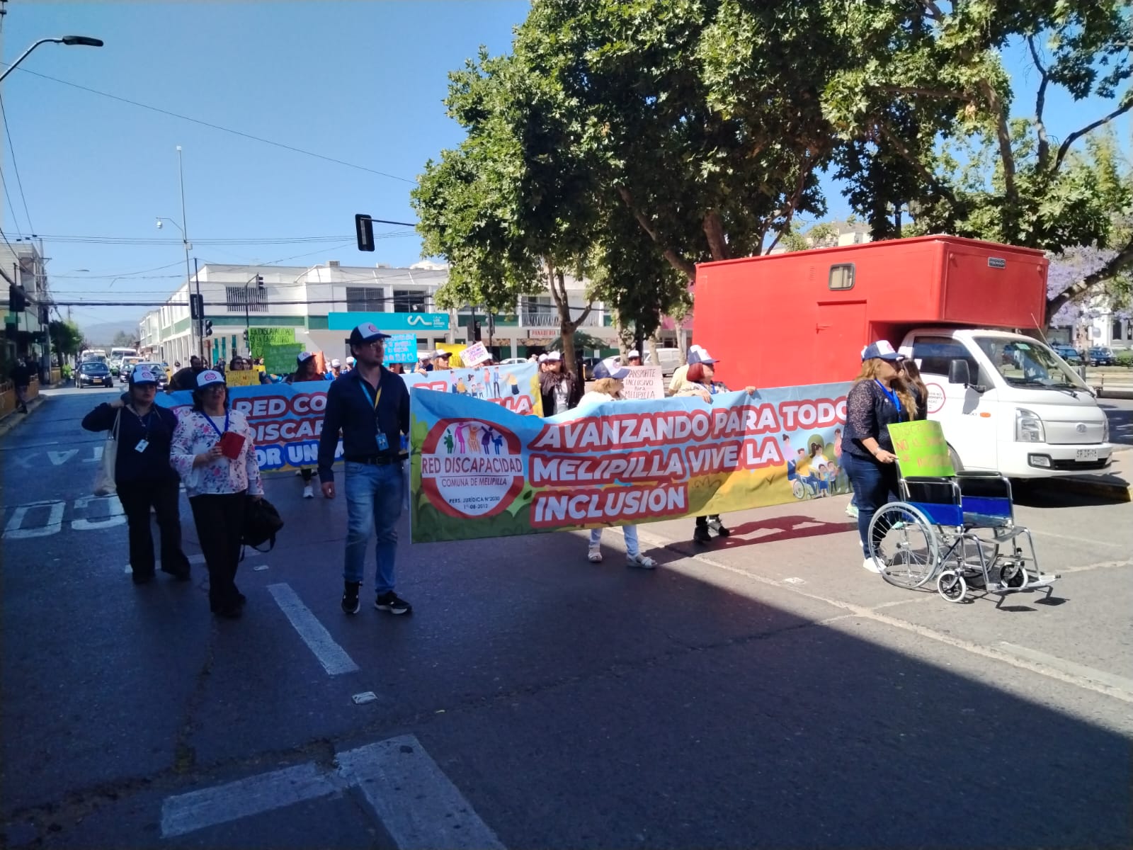 Con una marcha conmemoran el Día internacional de personas con discapacidad