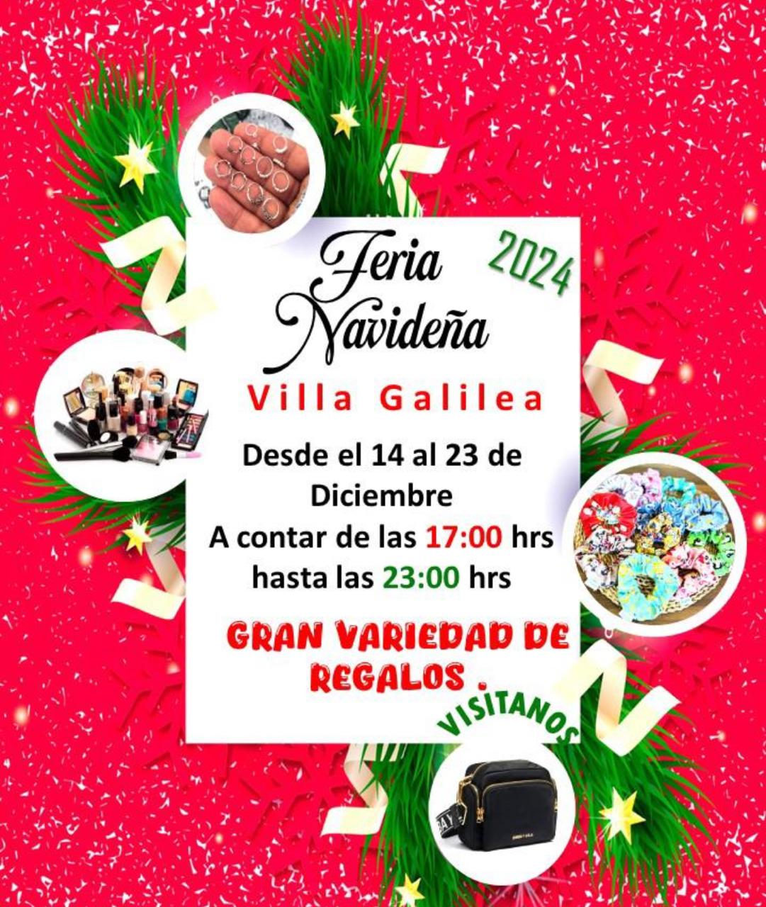 Emprendedores de Villa Galilea de Melipilla organizan feria navideña: invitan a la comunidad a visitarlos