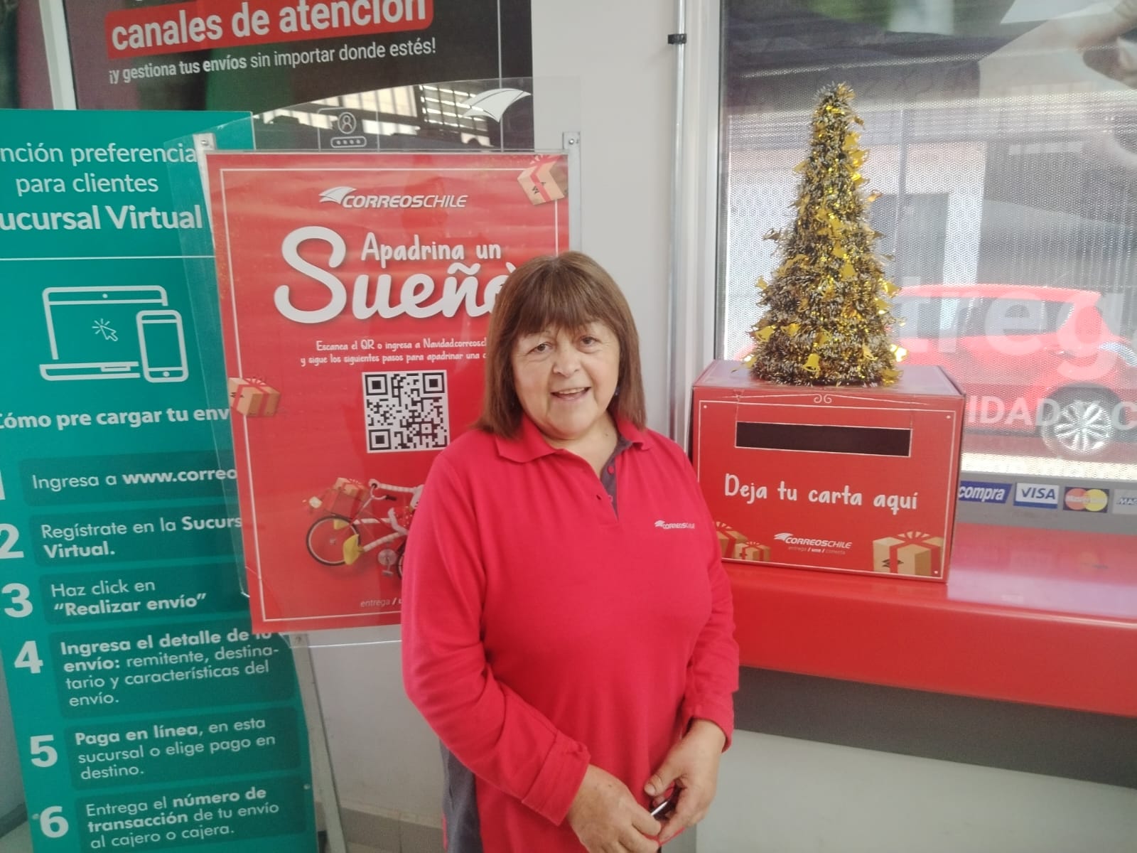 Correos de Chile invita a apadrinar la carta de un niño o niña en esta Navidad