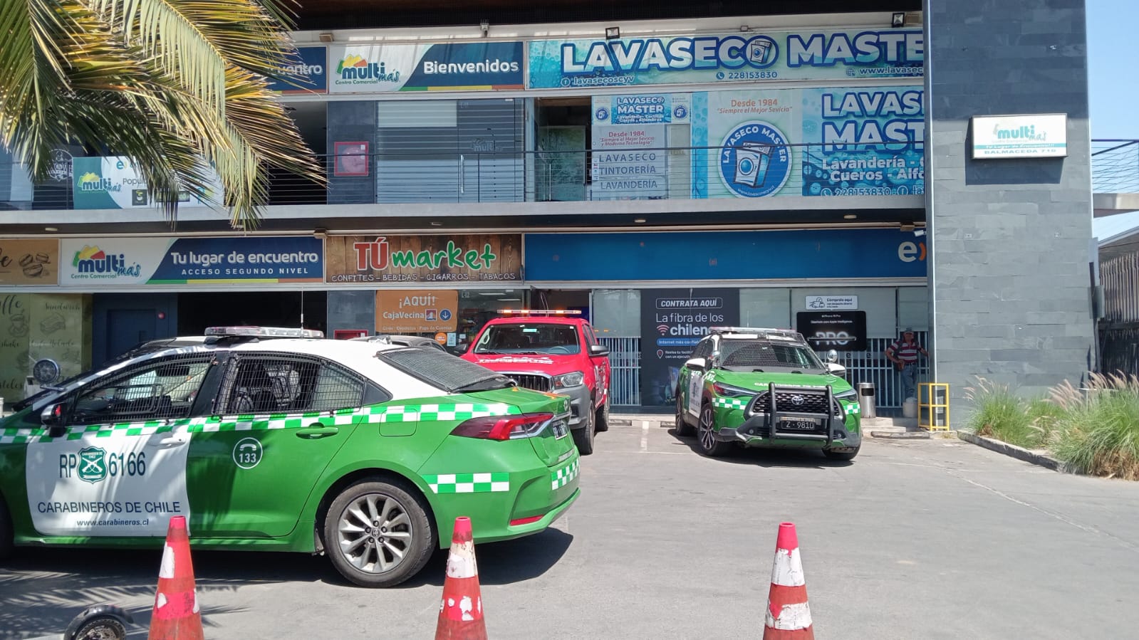 Violento asalto a tienda de telefonía celular en pleno centro de Talagante