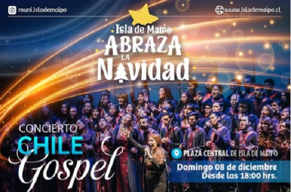 Municipio de Isla de Maipo adelanta celebraciones de Navidad