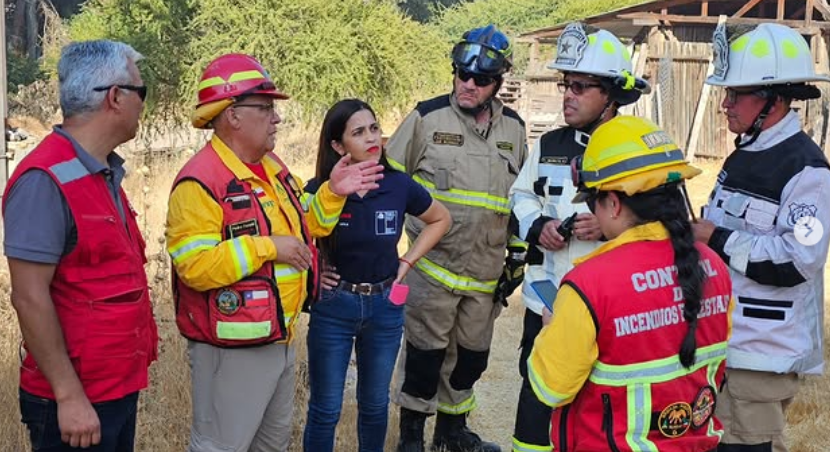 Incendio forestal consumió 25 hectáreas en Talagante
