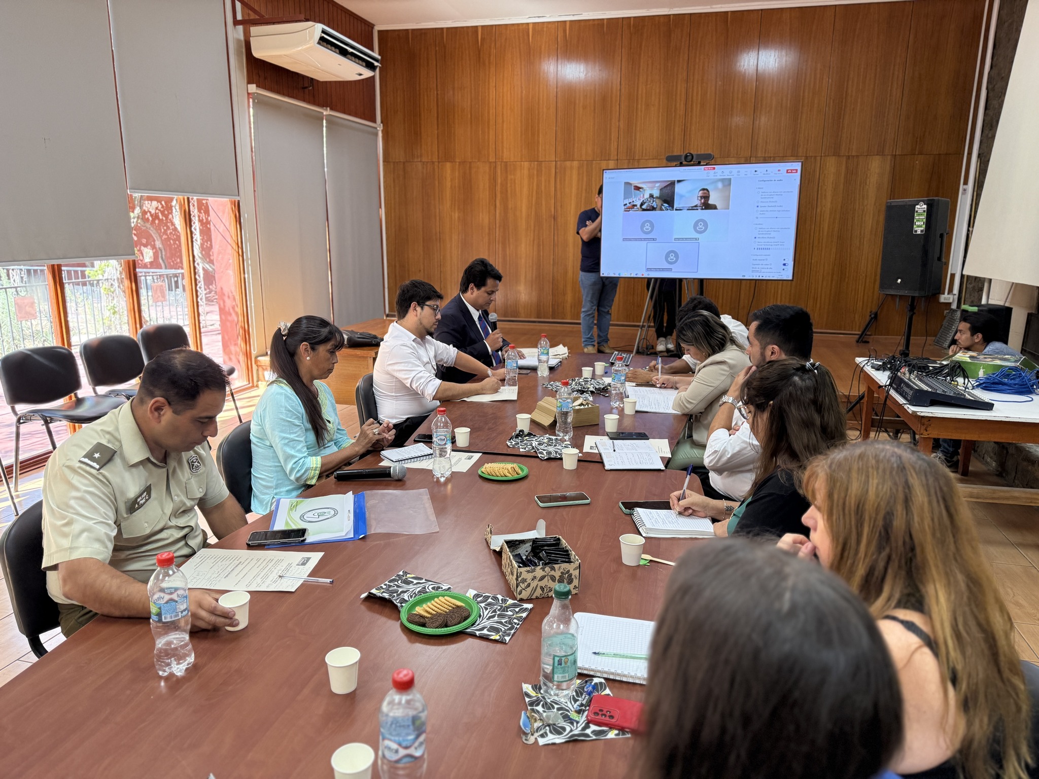 Realizan Consejo Comunal de Seguridad en Curacaví