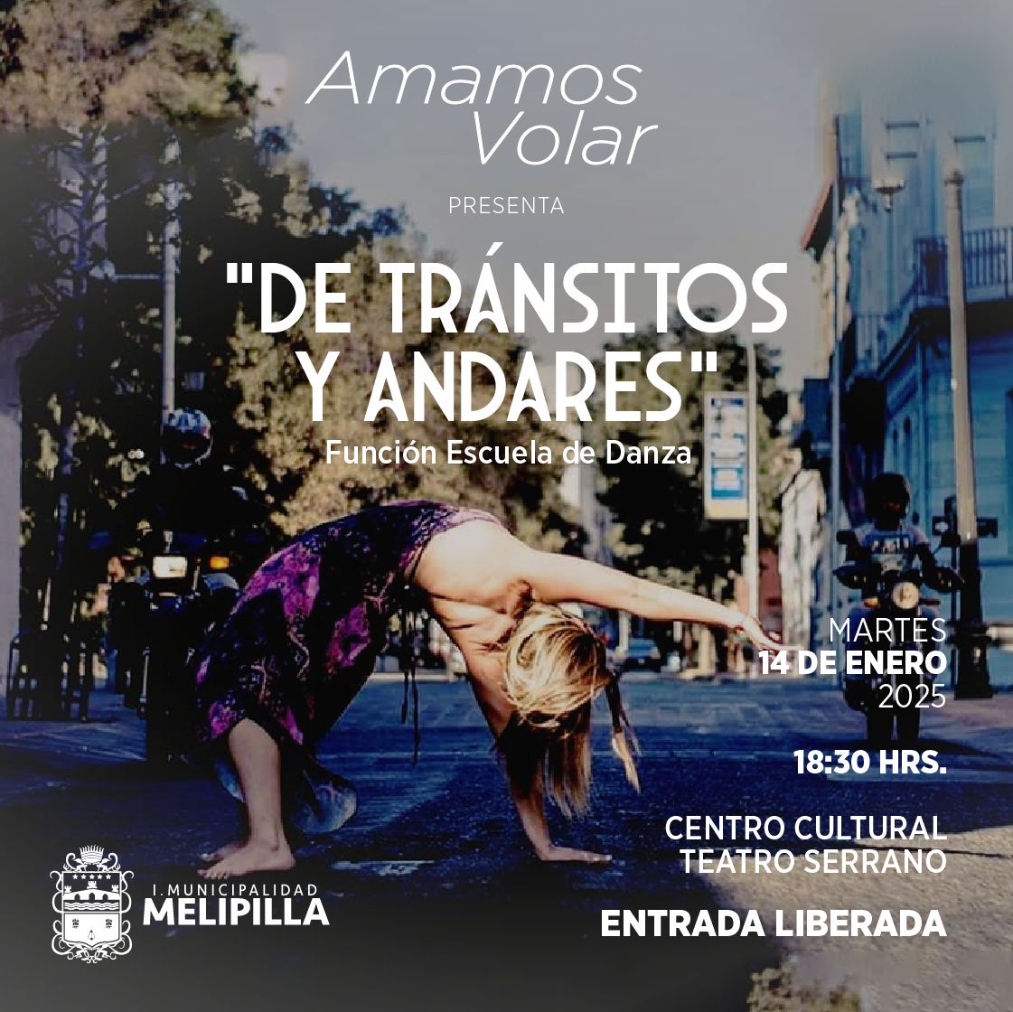 Función de danza este martes en el Teatro Serrano