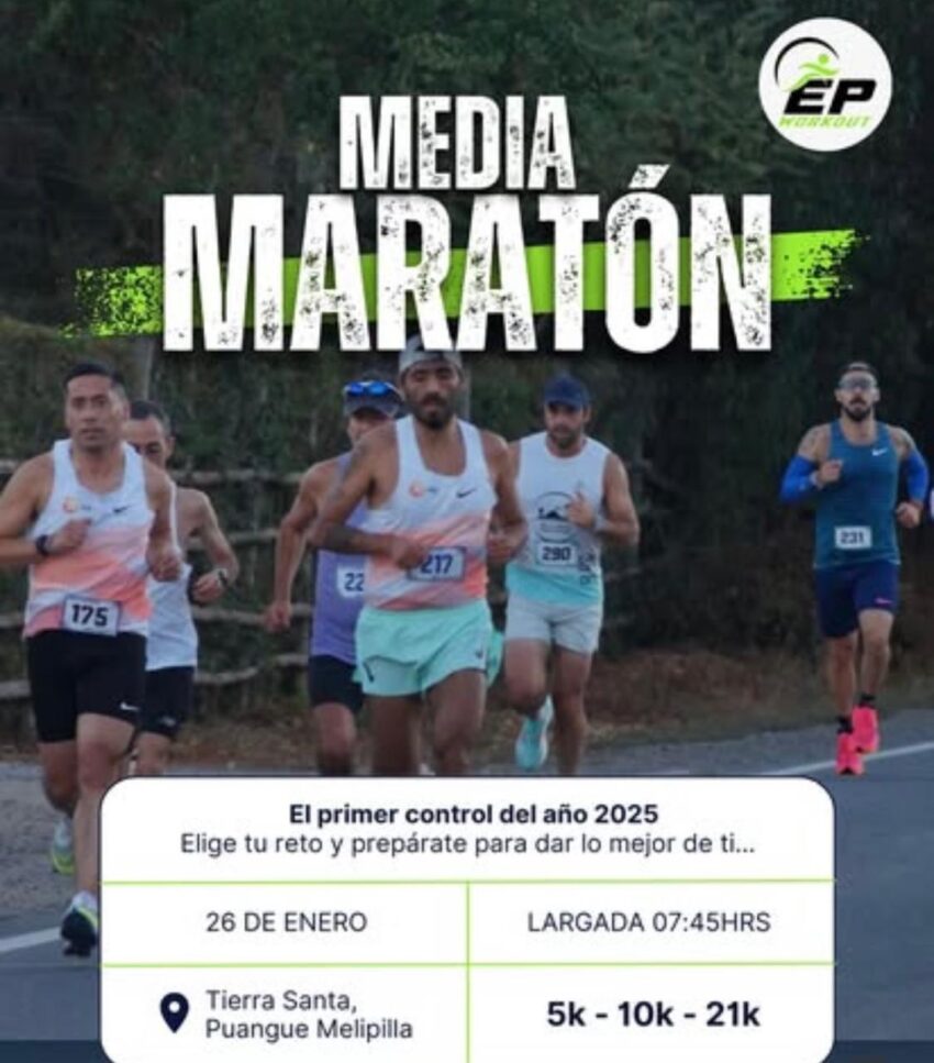 Realizarán Media Maratón en Puangue