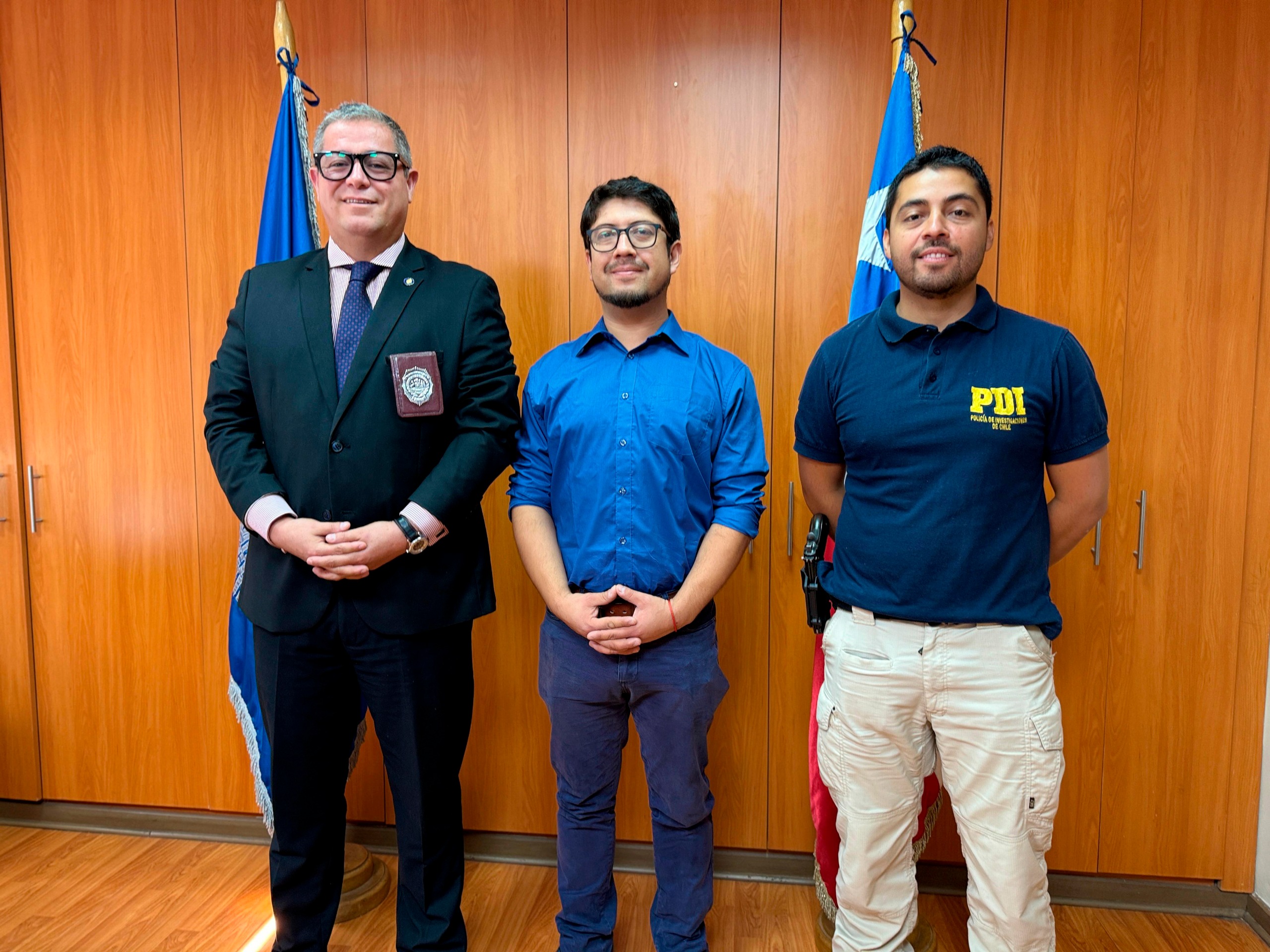 Delegado Alarcón sostiene reunión protocolar con Jefe BICRIM de Melipilla