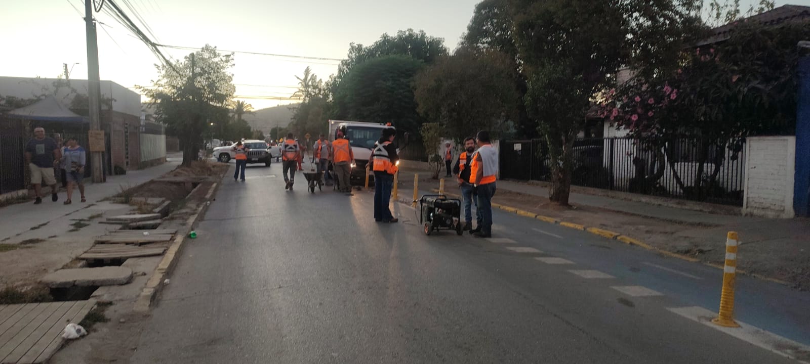 Municipalidad comienza retiro de ciclovía de calle Libertad