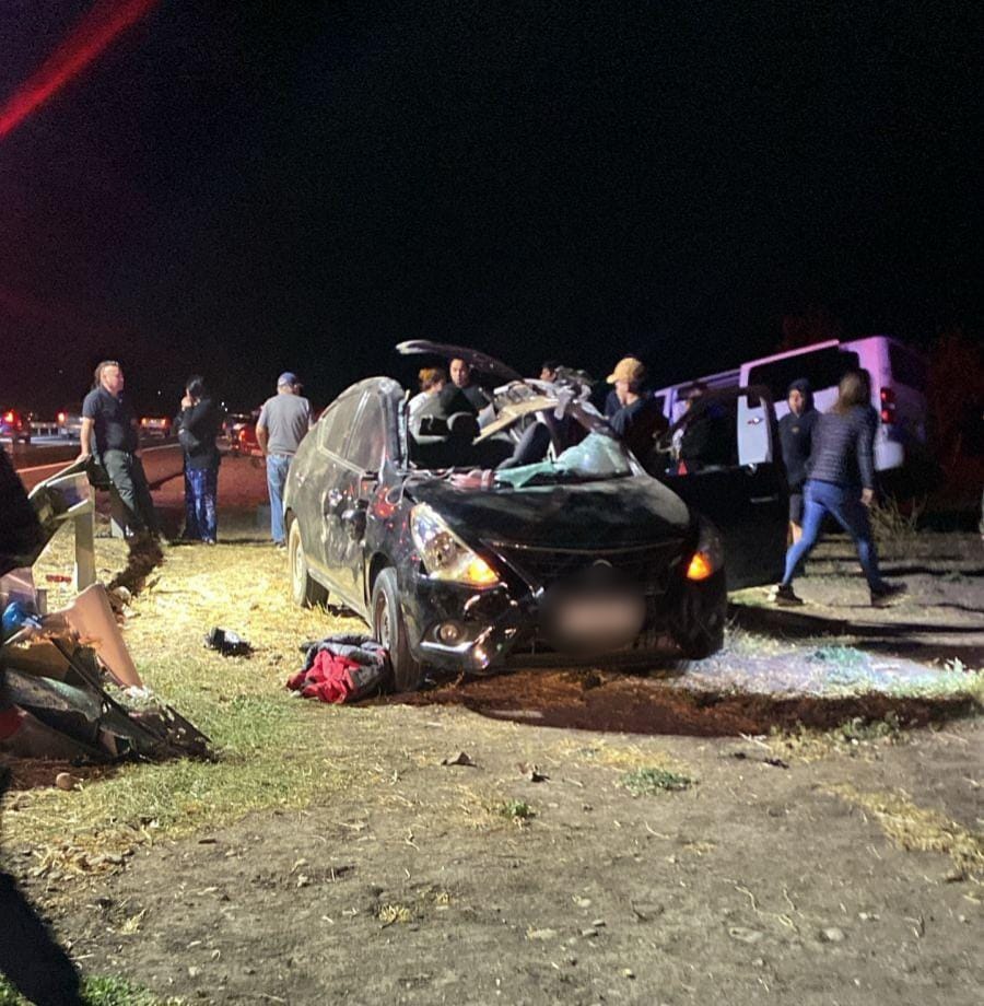 Matrimonio de jóvenes de 19 años pierde la vida en un trágico accidente ocurrido anoche en la autopista Ruta 78, sector Chiñigue