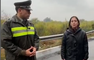 Delegada presidencial de Talagante, entrega balance de los efectos de la lluvia en la provincia