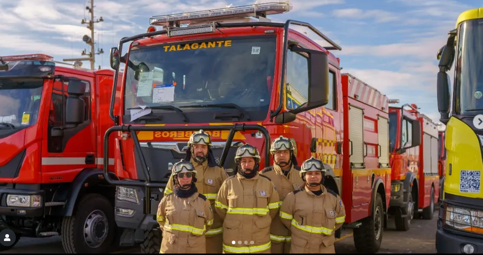 Talagante honra a sus voluntarios en emotivo Día Nacional del Bombero y adelanta la ceremonia para el sábado 28 del presente