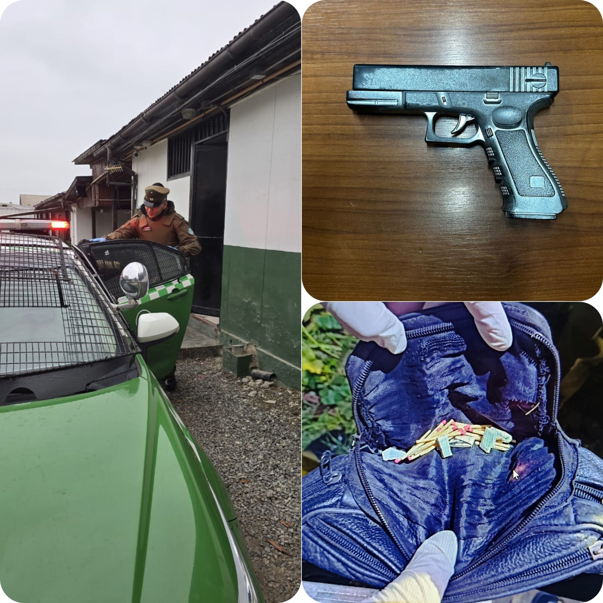 Operativo policial en Talagante culmina con la detención de un hombre acusado de robo e intimidación