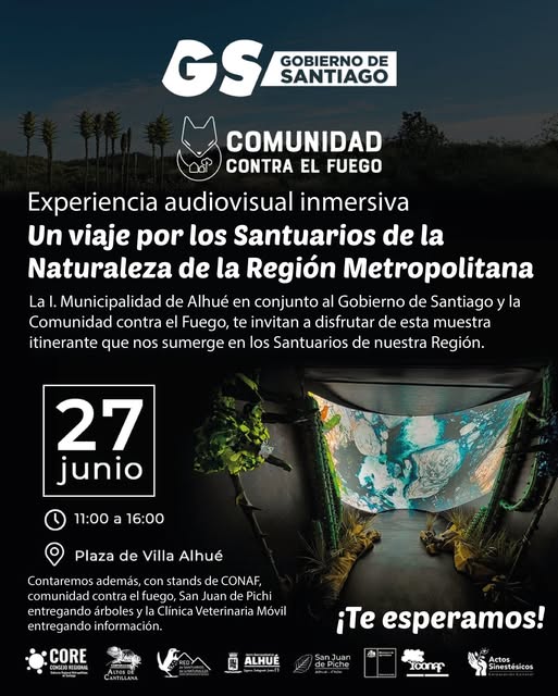 Alhué será escenario de experiencia educativa sobre la protección de la naturaleza y prevención de incendios forestales