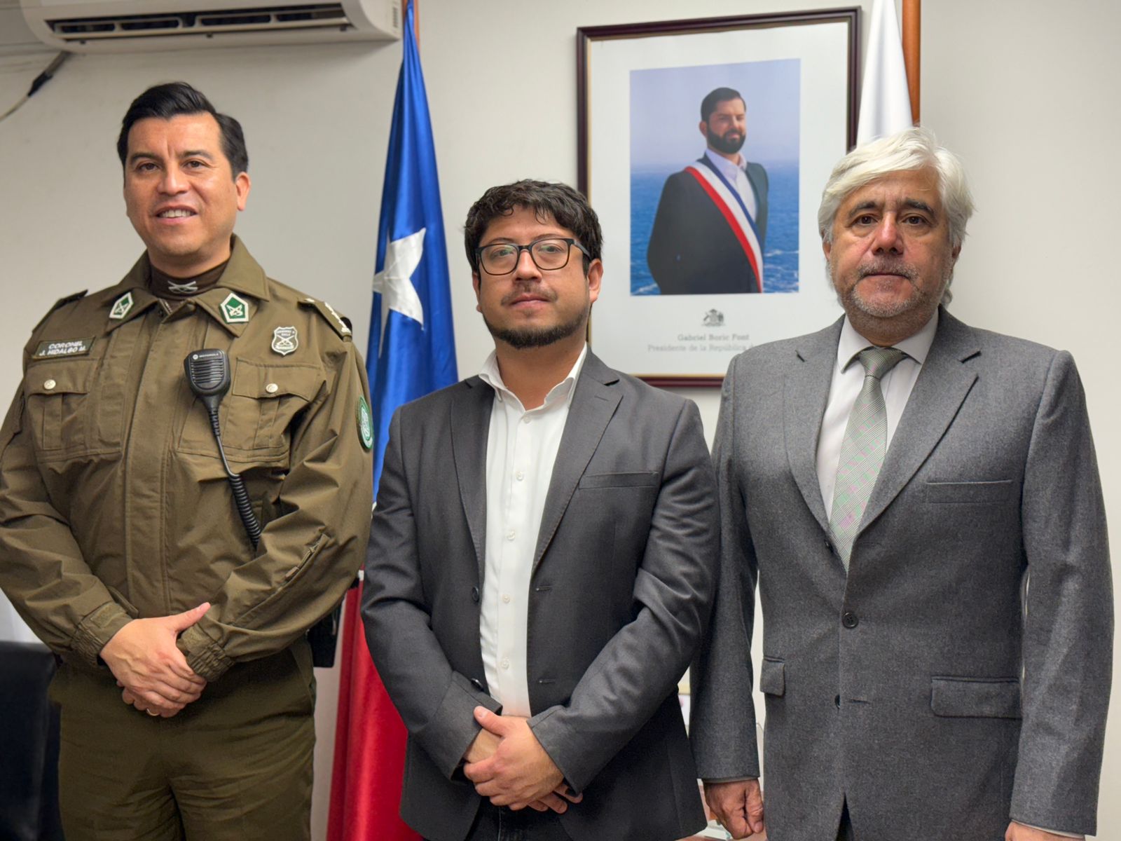 Autoridades coordinan acciones para reforzar seguridad en la provincia de Melipilla