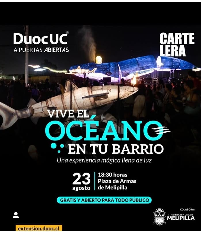 Melipilla vivirá la magia de “Océano”, pasacalle artístico que une arte, color y conciencia ecológica