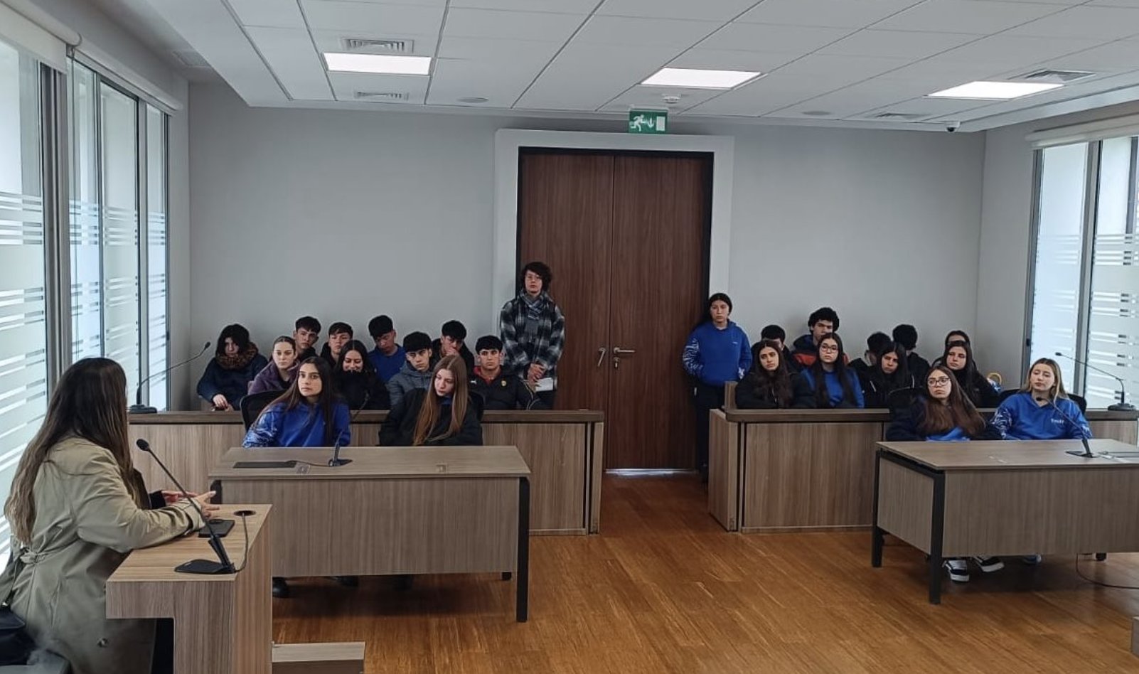 Juzgado de Familia de Talagante recibió a estudiantes del Colegio Sagrado Corazón