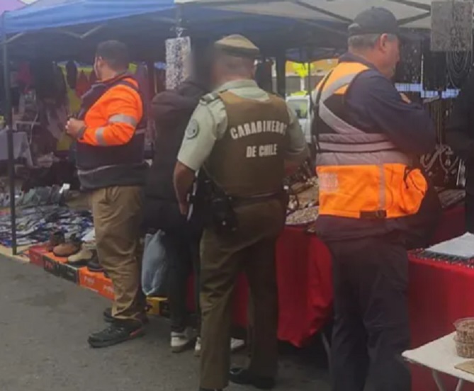 Cobarde agresión sufren inspectores municipales durante fiscalización en feria de Melipilla
