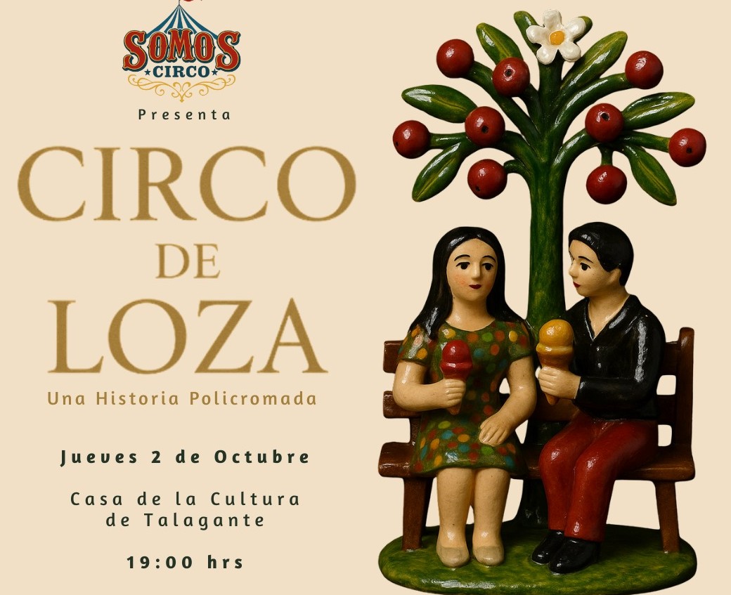 Talagante recibe estreno de obra circense inspirada en la loza policromada