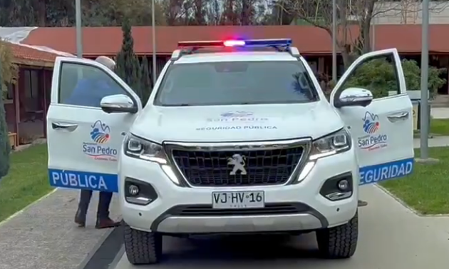 Municipalidad de San Pedro incorpora nueva camioneta al equipo de Seguridad Pública