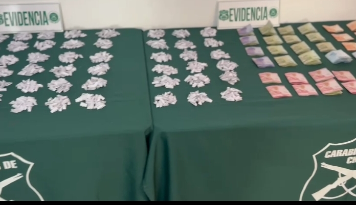 Carabineros detiene a cuatro personas por tráfico de drogas en Melipilla