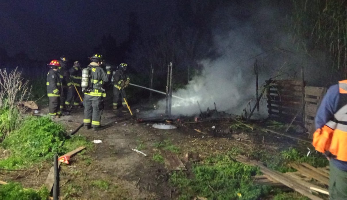 Alarma de incendio movilizó a bomberos de Talagante