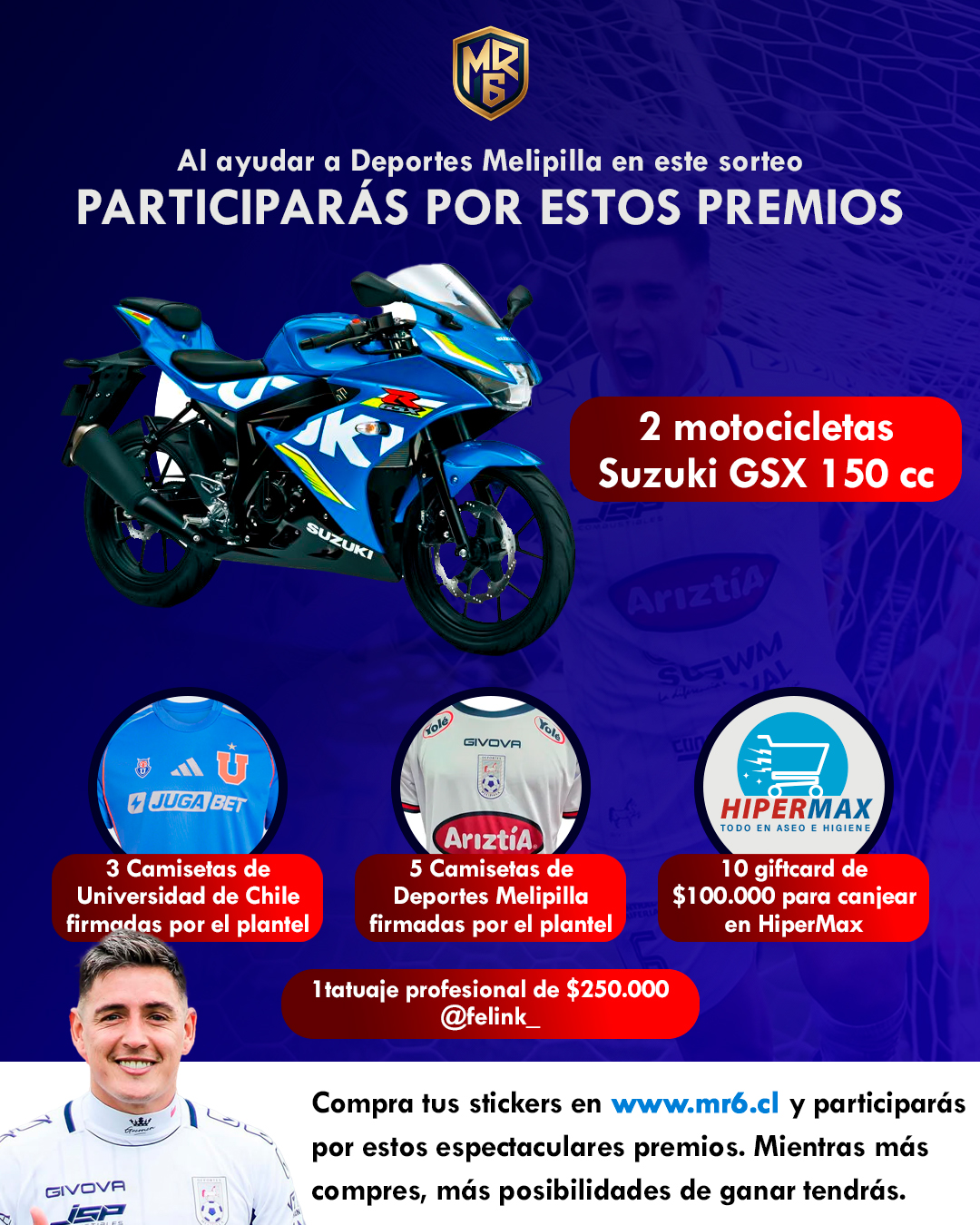Matías Rodríguez impulsa sorteo solidario para apoyar a Deportes Melipilla