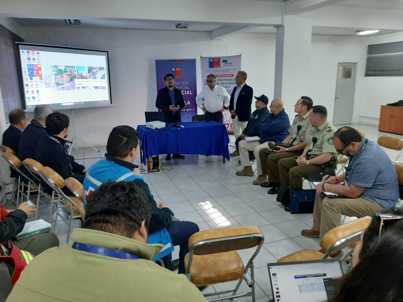 Autoridades participan en nueva coordinación provincial COGRID en el marco de una nueva temporada de prevención de Incendios Forestales