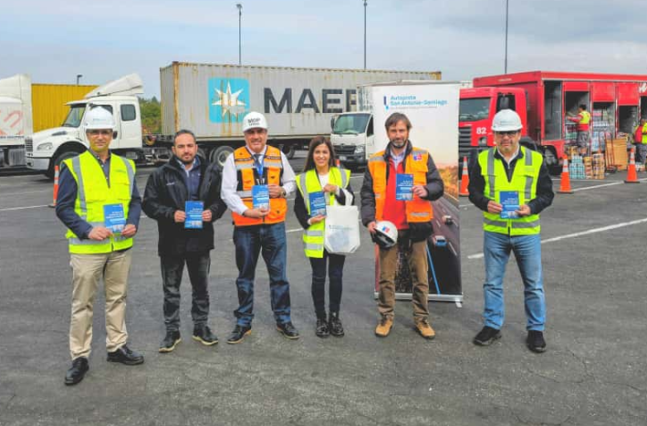 Autoridades refuerzan seguridad vial para camioneros en Ruta 78. Delegada de Talagante hizo un llamado a conducir con precaución