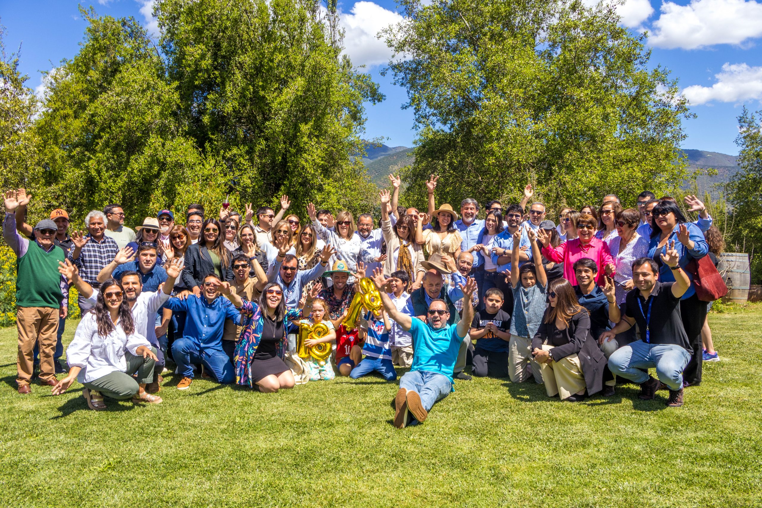 Club de Tenis Melipilla celebró sus 81 años con una jornada de camaradería en Viña Las Araucarias