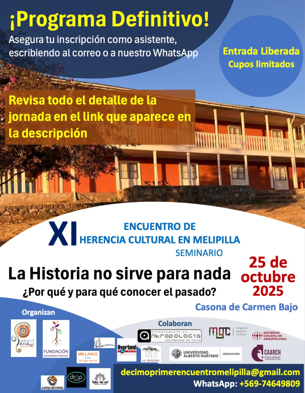 Este sábado 25 de octubre se llevará a cabo un nuevo encuentro de herencia cultural en Melipilla