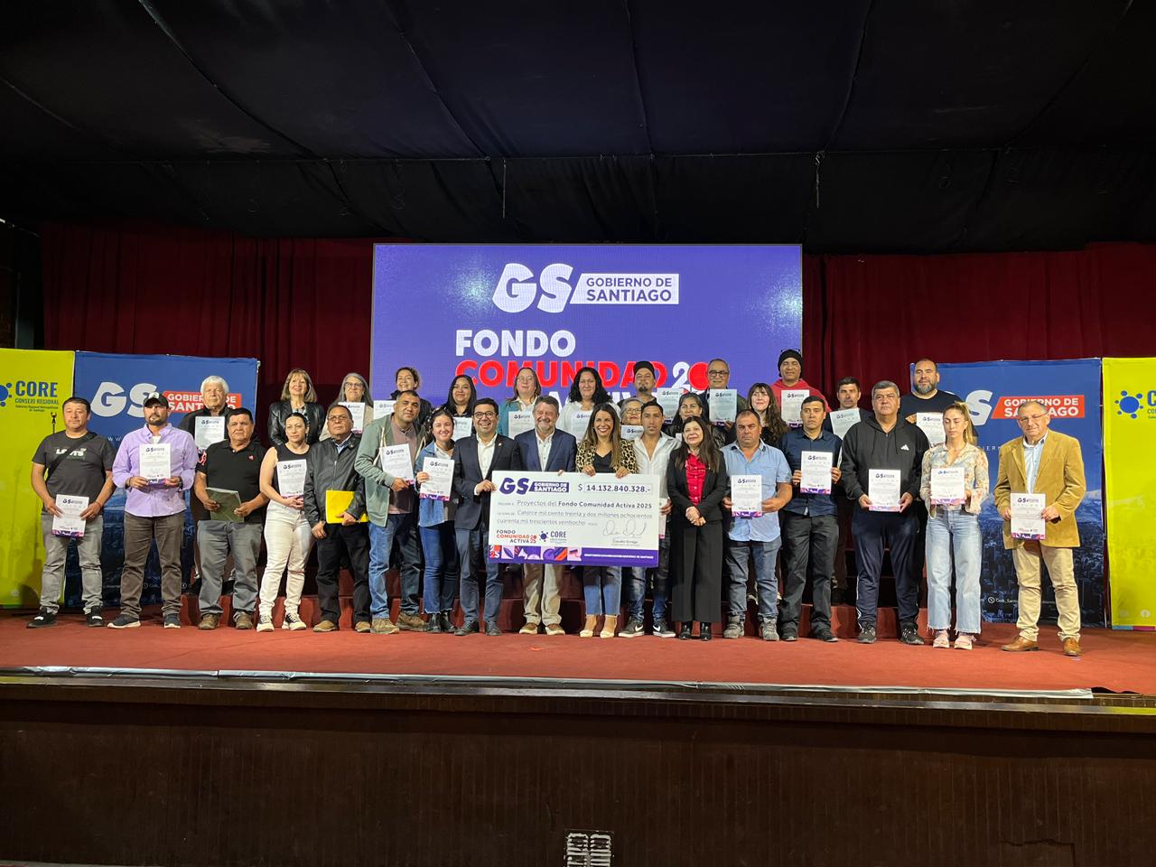 Gobernador Orrego encabezó entrega del Fondo Comunidad Activa a organizaciones sociales de la provincia de Melipilla