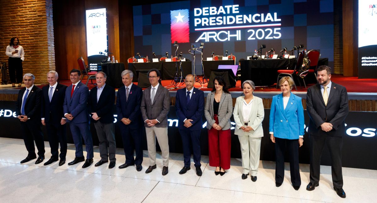 Candidatos a La Moneda participan en Debate Presidencial organizado por ARCHI
