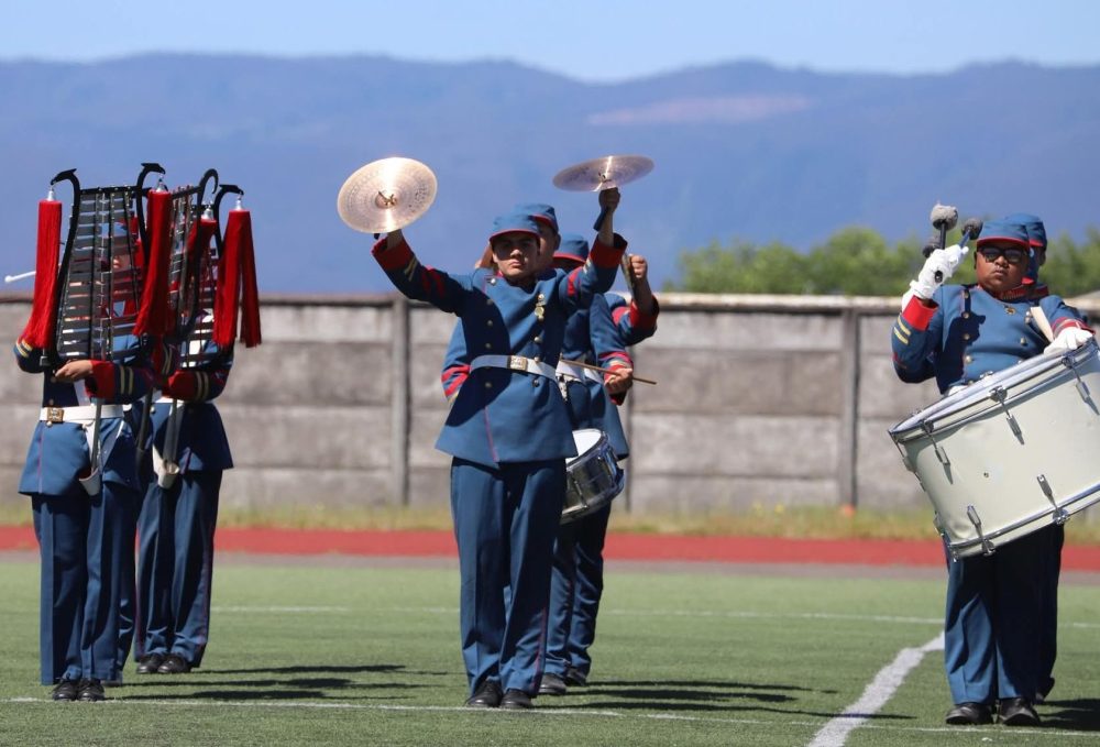 Destacada participación de banda batallón Melipilla en competencia de bandas de guerra e instrumental