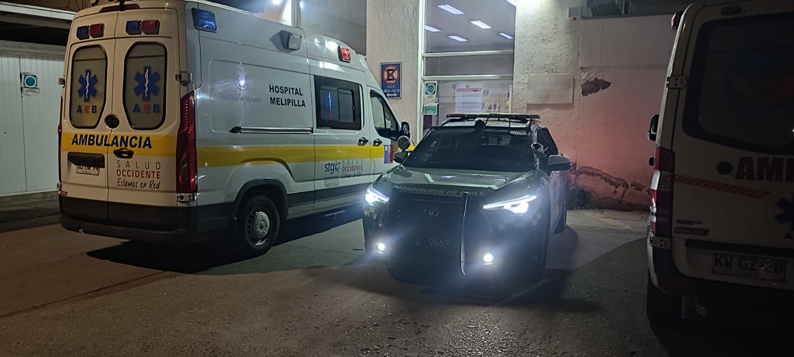 Hombre resulta herido a bala en confuso ataque ocurrido en población Padre Hurtado