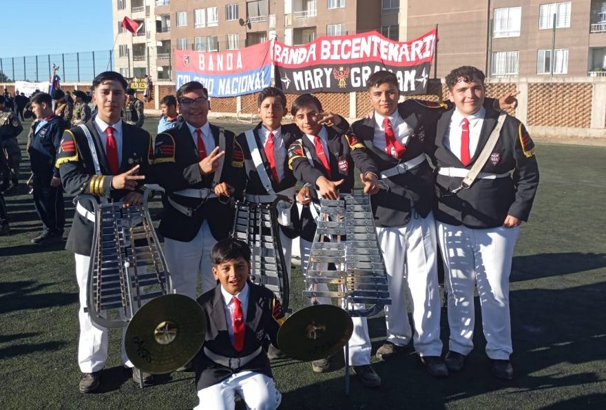 Banda del colegio San Agustín obtiene primeros lugares en competencia realizada en Viña del Mar