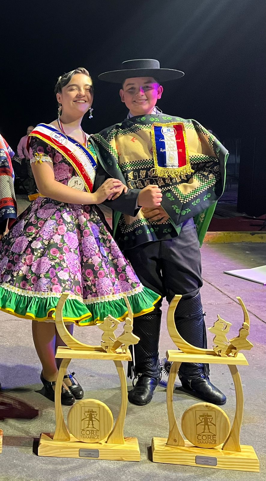 Pareja melipillana gana competencia nacional de cueca
