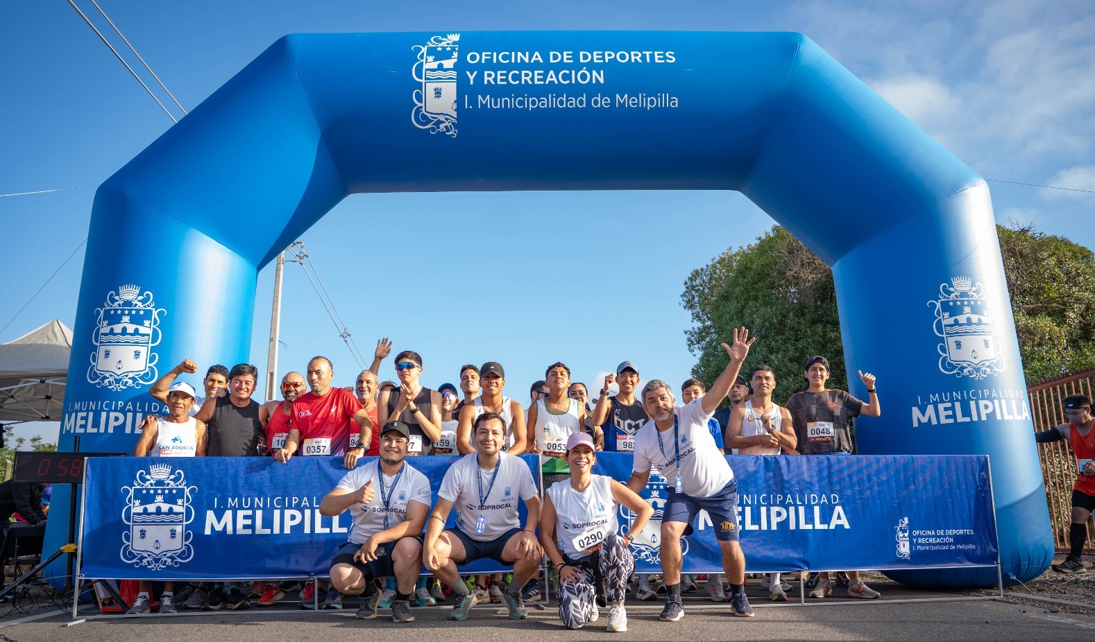 Masiva participación marcó la 1ª Maratón Municipal de Melipilla