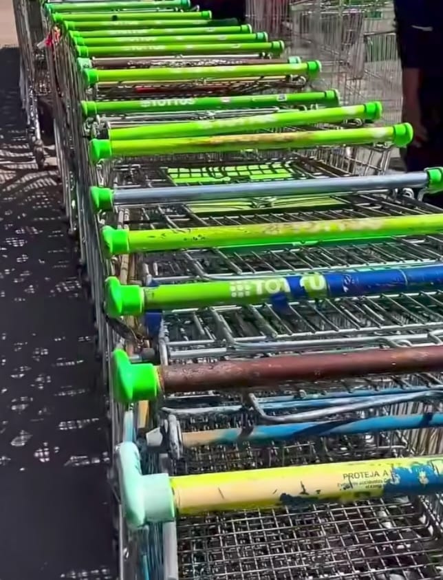 Recuperan más de 200 carros de supermercados sustraídos durante los últimos meses