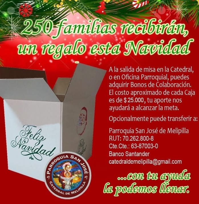 Parroquia San José lanza campaña “Cajas de Amor” para una Navidad Solidaria