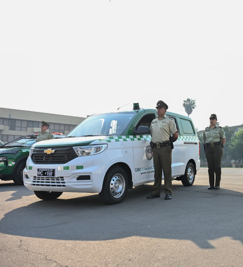Carabineros de Melipilla recibe nuevos vehículos para reforzar labores policiales