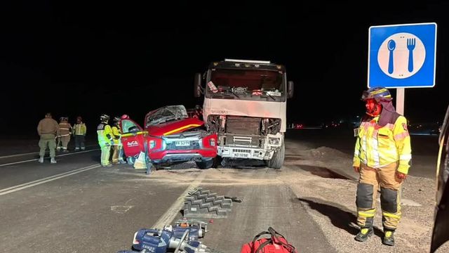 Accidente en ruta 5 norte deja dos fallecidos