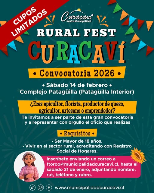 Curacaví prepara el “Rural Fest 2026” para celebrar el Día del Amor