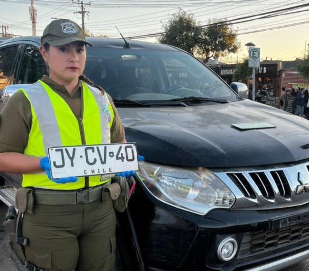 Recuperan vehículo robado en controles del Plan Verano Seguro en El Quisco