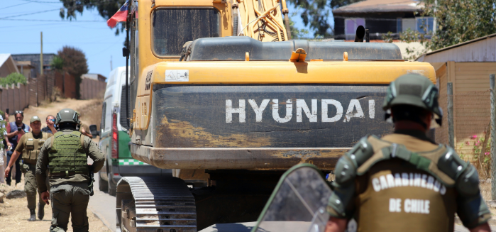 Desalojo en megatoma de San Antonio se retomó este martes