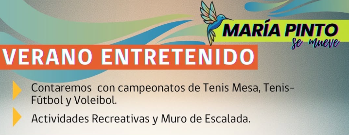 Municipalidad de María Pinto inicia ciclo de “Verano Entretenido” en diversos sectores de la comuna